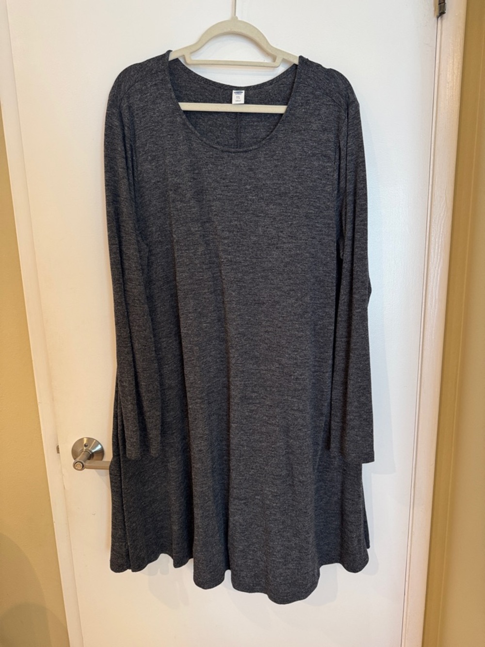 Old Navy Charcoal Gray Midi Swing Dress